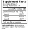 Lypazyme - Houston Enzymes Supplement facts